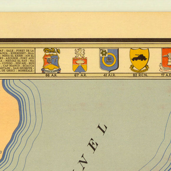 2nd Armored Division Commemorative Map