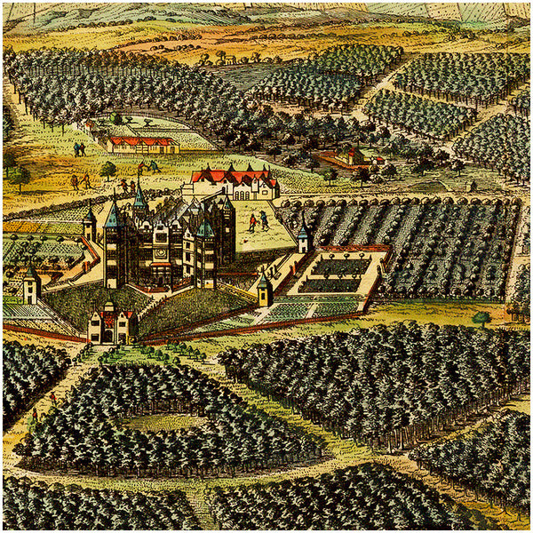 Rome Paris London Map Set, Custom Framed