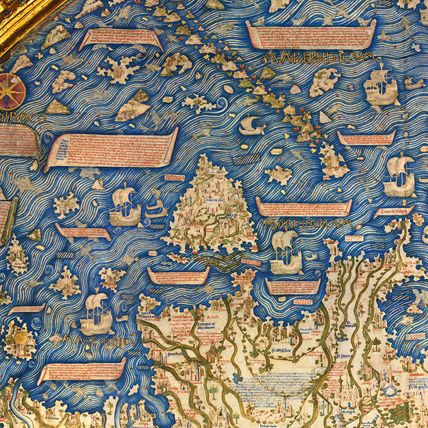 World, 1450, Fra Mauro Map