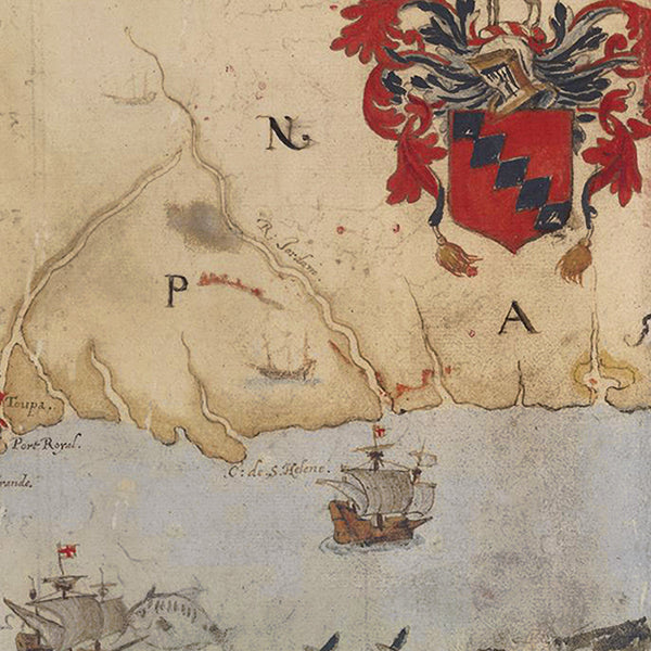 Virginia, 1585, La Virginea Pars (II), Florida, John White Map