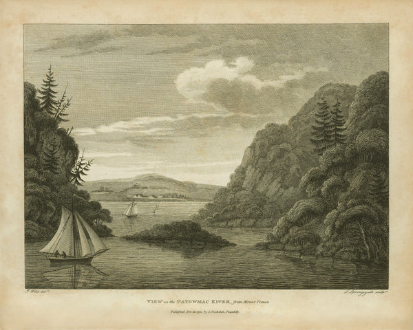 Mount Vernon, 1798, View on the Potomac River