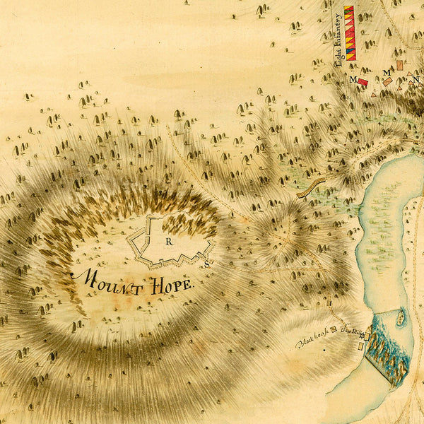 New York, 1777, Ticonderoga, Mount Independence, Mount Hope, Revolutionary War Plan