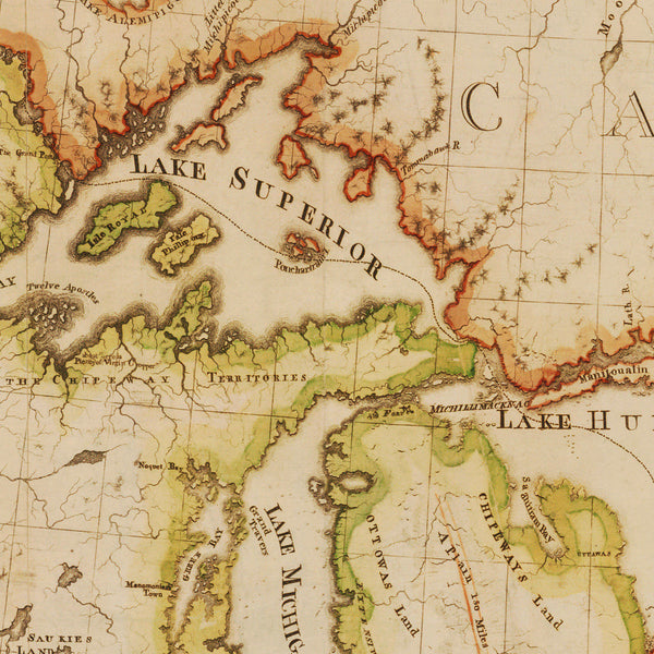 USA, 1784, North America, Abel Buell Map (II)