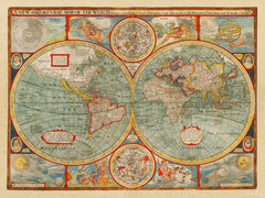World, 1626, A New & Accvrat Map, John Speed | Battlemaps.us