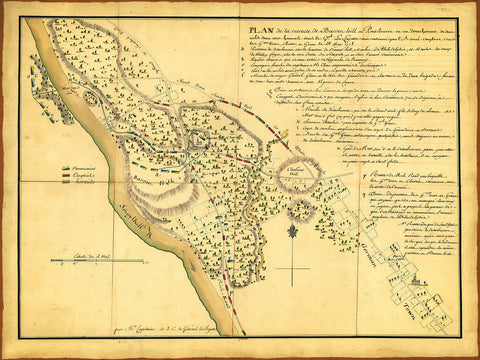 Philadelphia, 1778, Barren Hill, Battle, Revolutionary War Map