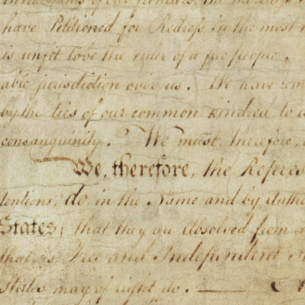 Declaration of Independence, 1776, Premium Edition Replica