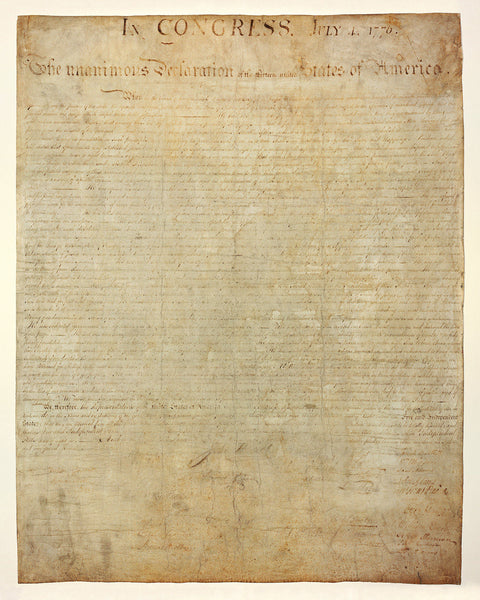 Declaration of Independence, 1776, Premium Edition Replica