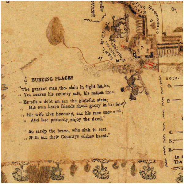 Fort Meigs, 1813, Siege & Battle, War of 1812, Antique Map