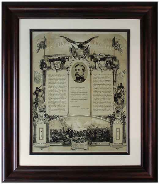 General John Buford, Soldier’s Memorial, Framed