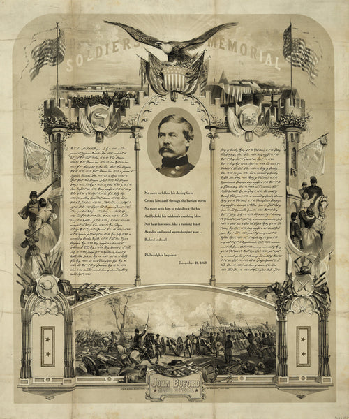 General John Buford, Soldier’s Memorial