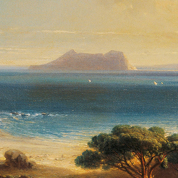 Gibraltar, 1855, Estrepona, Costa del Sol, Malaga, Spain, Fine Art Print