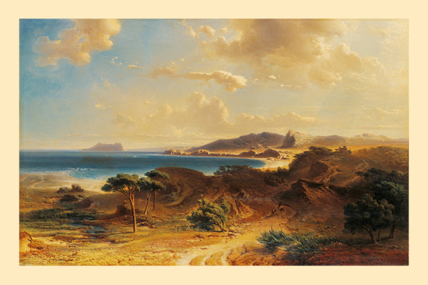 Gibraltar, 1855, Estrepona, Costa del Sol, Malaga, Spain, Fine Art Print
