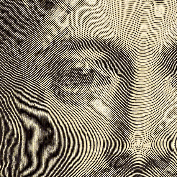 Face of Jesus, Veil of Veronica, 1649, Mellan, Burin Engraving, Fine Art Print
