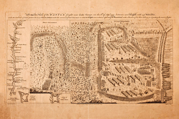 New York, 1755, Battle of Lake George, French & Indian War (II)