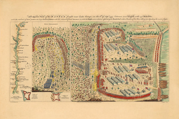 New York, 1755, Battle of Lake George, French & Indian War (I)