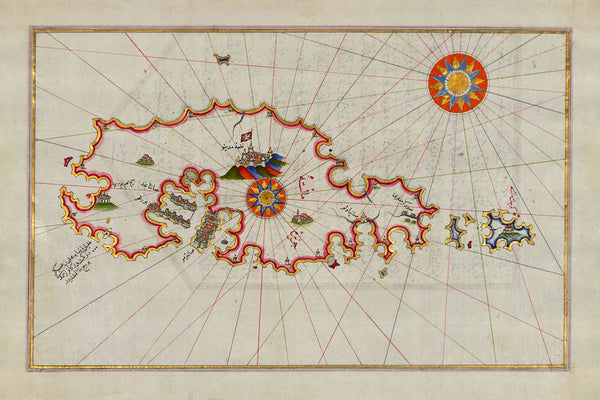 Malta, 1525, Maltah, Great Siege, Piri Reis Map