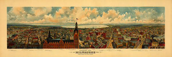 Milwaukee, 1898, Panoramic View