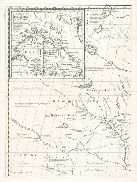 North America, 1755, Mitchell Map, 8-Sheet Large Wall Map