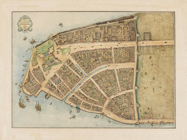 New York, 1660, Castello Plan, New Amsterdam