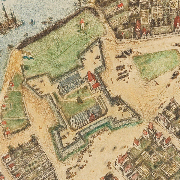 New York, 1660, Castello Plan, New Amsterdam