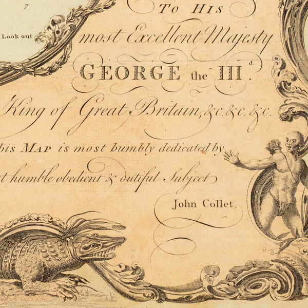 North Carolina, 1770, A Compleat Map, John Collet