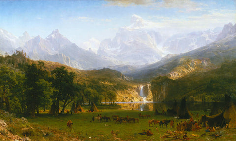 Rocky Mountains, 1863, Lander’s Peak, Bierstadt, Fine Art Print