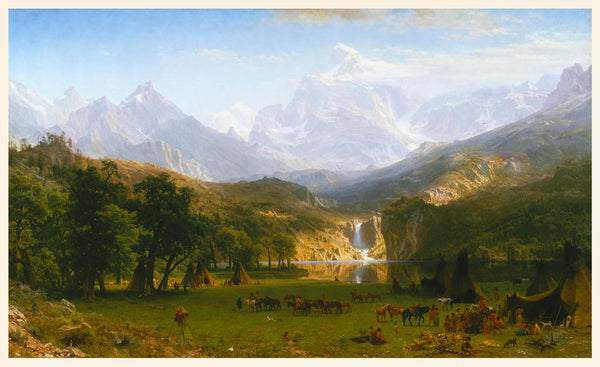 Rocky Mountains, 1863, Lander’s Peak, Bierstadt, Fine Art Print
