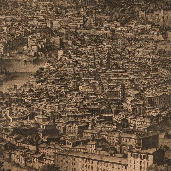 Rome, 1765, Citta di Roma, Prospetto, Vasi