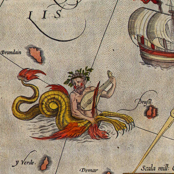 North Atlantic, 1570, Europe, Septentrionalivm Regionvm Descrip, Ortelius Map