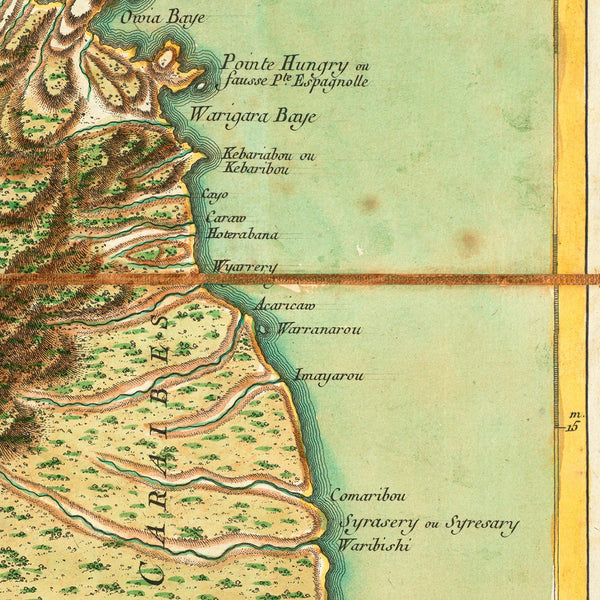 Caribbean, 1778, St. Vincent, Jefferys, Le Rouge, Old Map