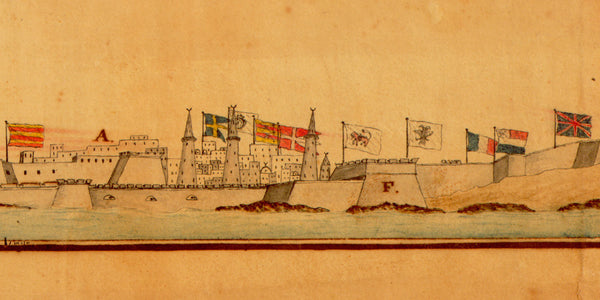 Tripoli, 1804, Battle of Tripoli Harbor, Barbary Wars, US Navy, USMC, Plan & View