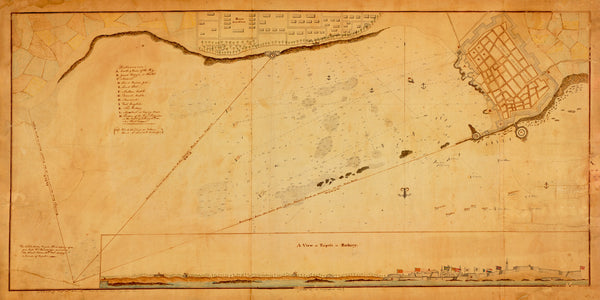 Tripoli, 1804, Battle of Tripoli Harbor, Barbary Wars, US Navy, USMC, Plan & View