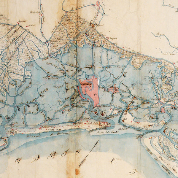 Italy, 1806, Gulf of Venice, Napoleon, Reconnaissance Map