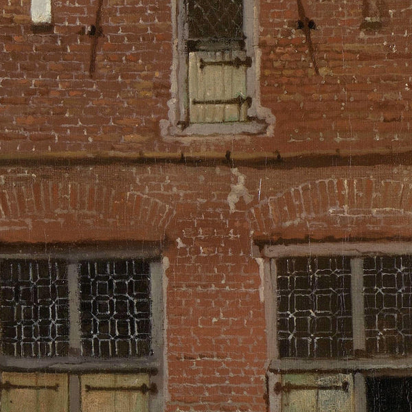 Delft, 1658, The Little Street, Het Straatje, Vermeer, Fine Art Print