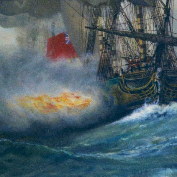Chesapeake Bay, 1781, Battle of Virginia Capes, Revolutionary War, Fine Art Print
