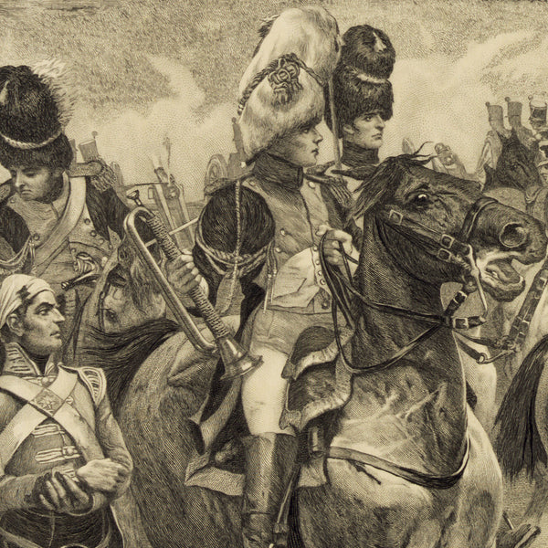 Waterloo, 1815, Napoleon’s Old Guard, Fine Art Print
