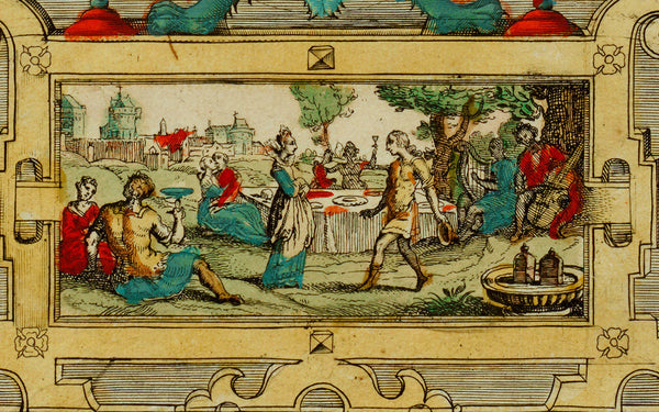 World, 1618, Verhaer, Geographia Restituta, Antique Map