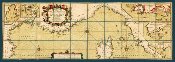 Corsica & Sardinia, 1719, Mediterranean, Michelot & Bremond Map Set