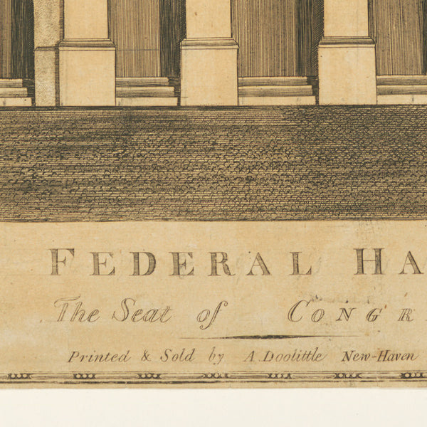 Federal Hall, New York, the Seat of Congress