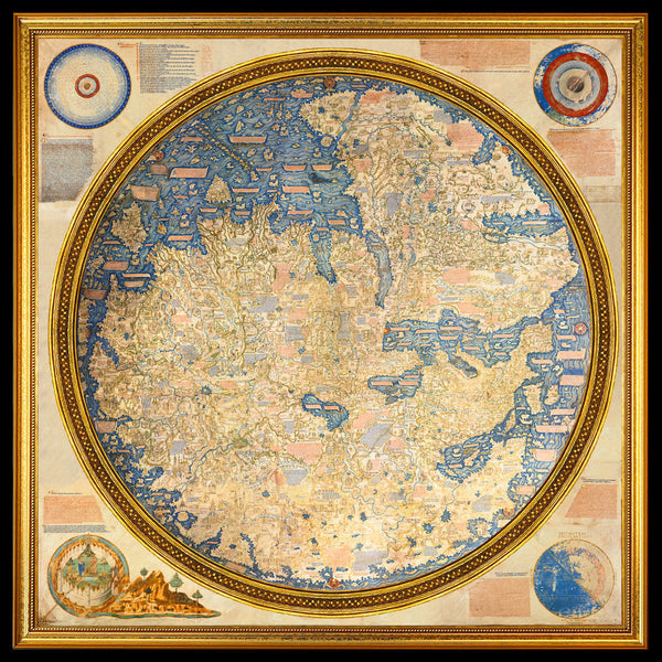 World, 1450, Fra Mauro Map