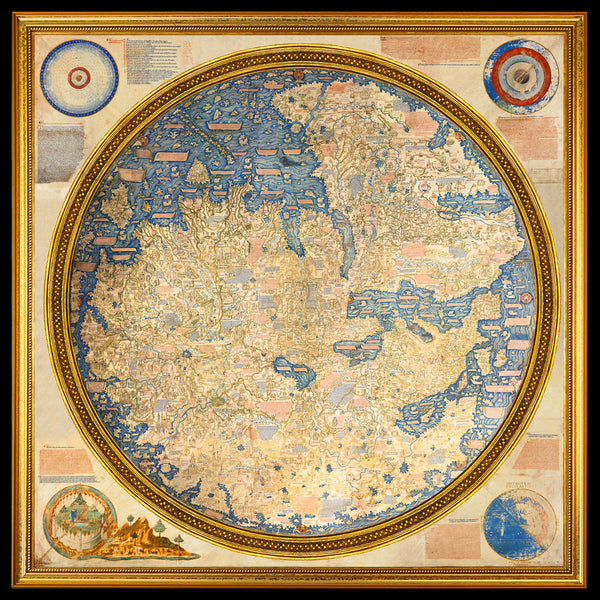 World, 1450, Fra Mauro Map