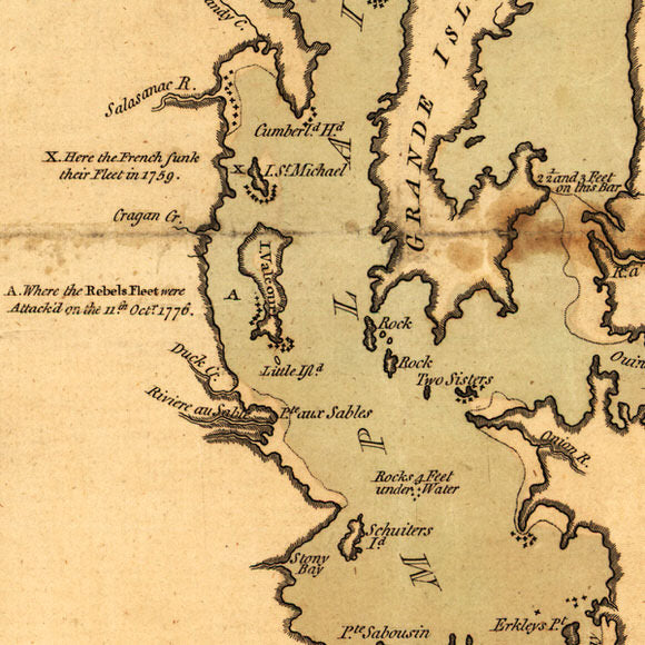 New York, 1776, Lake Champlain-Hudson River Corridor