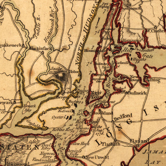 New York, 1776, Lake Champlain-Hudson River Corridor