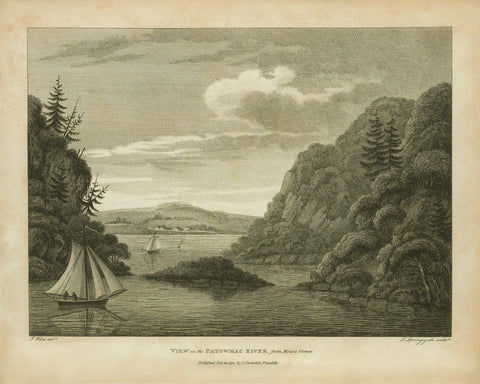 Mount Vernon, 1798, View on the Potomac River