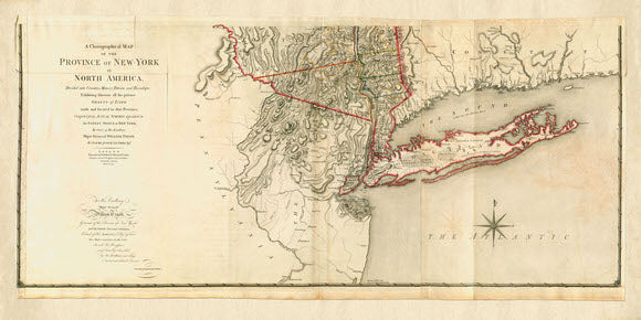 New York, 1776, Province of New York, Southern Section
