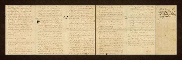 Texas, 1831, Austin-Williams Grant, Stephen F. Austin, Sterling C. Robertson, Framed