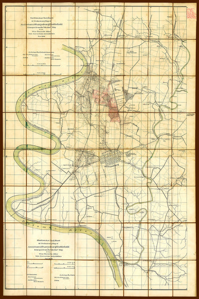 Antietam, 1894, Sharpsburg Battlefield, Hotchkiss, American Civil War Map