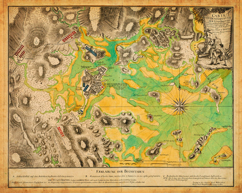 Boston, 1776, Boston Harbor, Revolutionary War Map