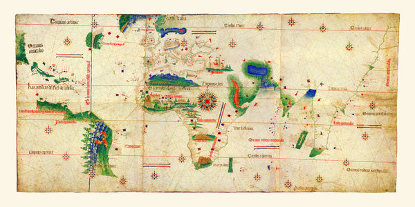 World, 1502, Cantino Planisphere