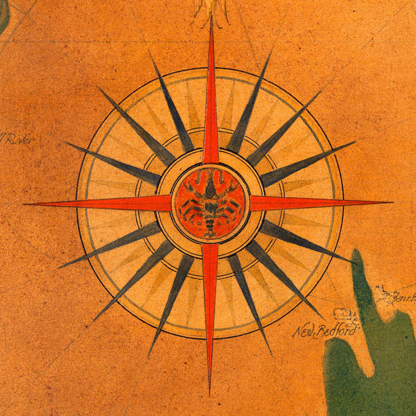 Massachusetts, 1927, Cape Cod, Decorative Pictorial Map